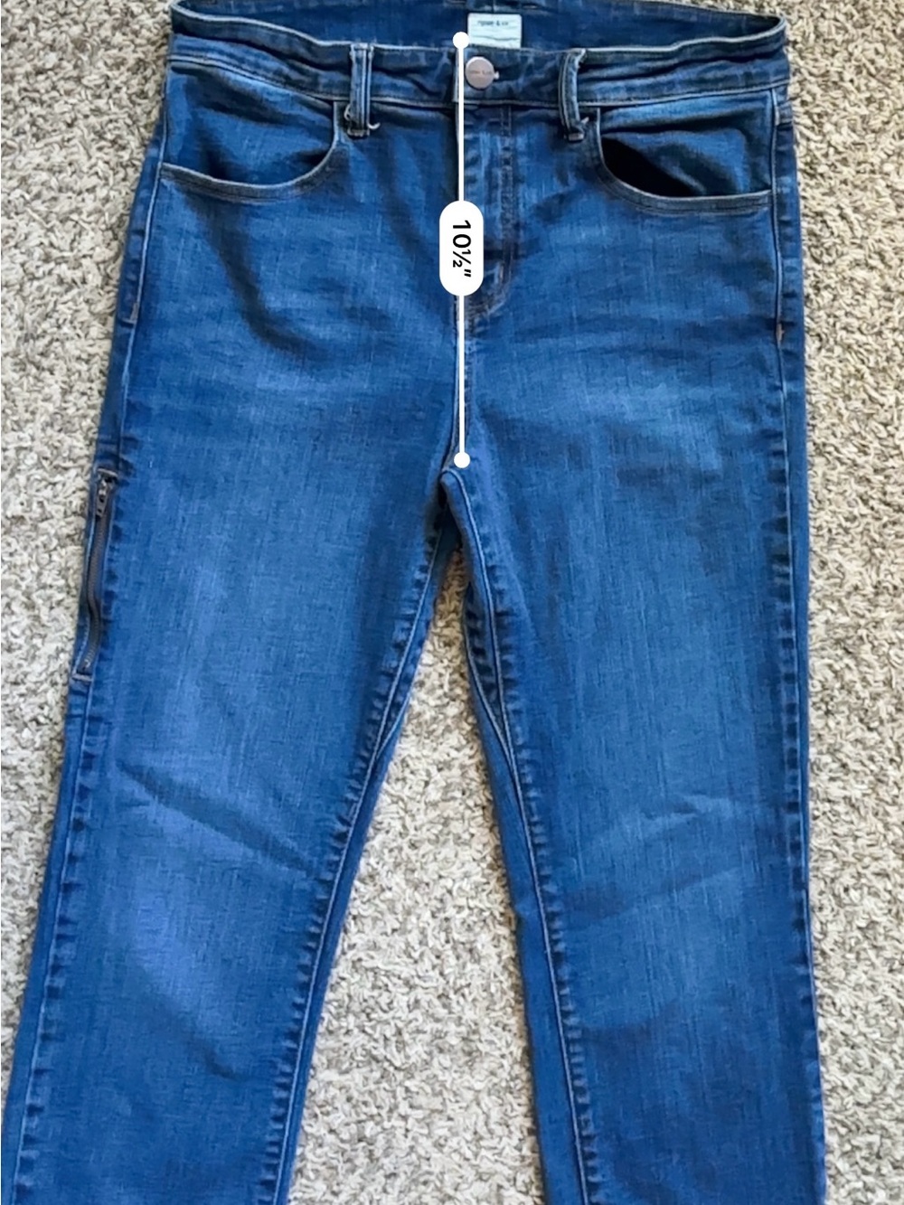 Women’s Ripton & Co. Classic Straight-Leg Jeans — Dark Blue - Picture 12 of 13